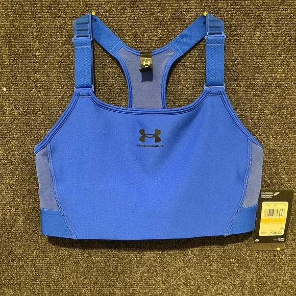 NWT Under Armour Blue Sports Bra - Picture 6 of 8